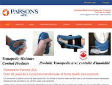 Tablet Screenshot of parsonsadl.com